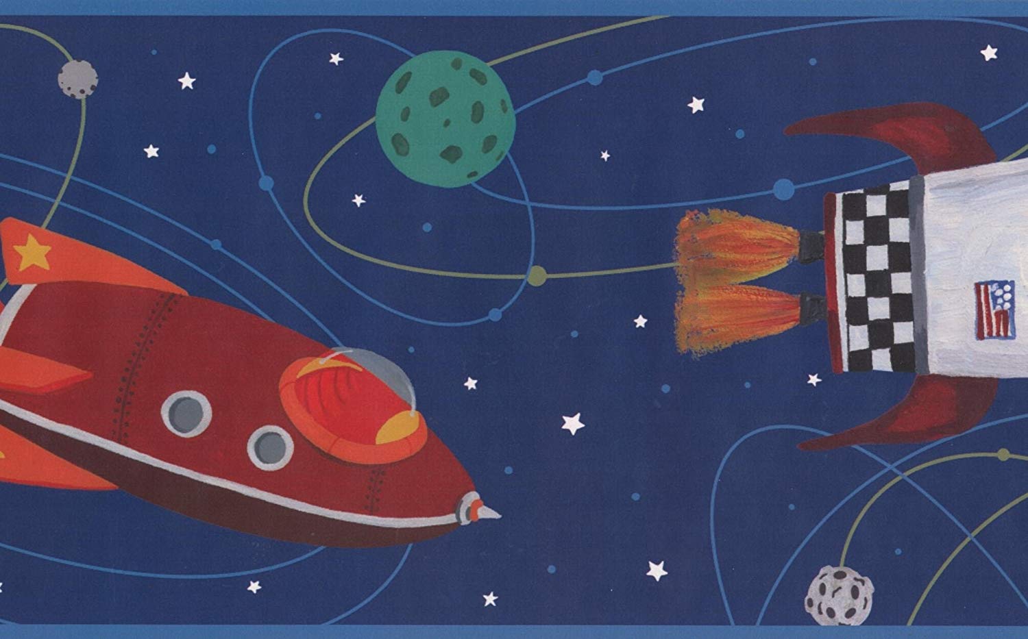 Sun Moon Wallpaper Border - HD Wallpaper 