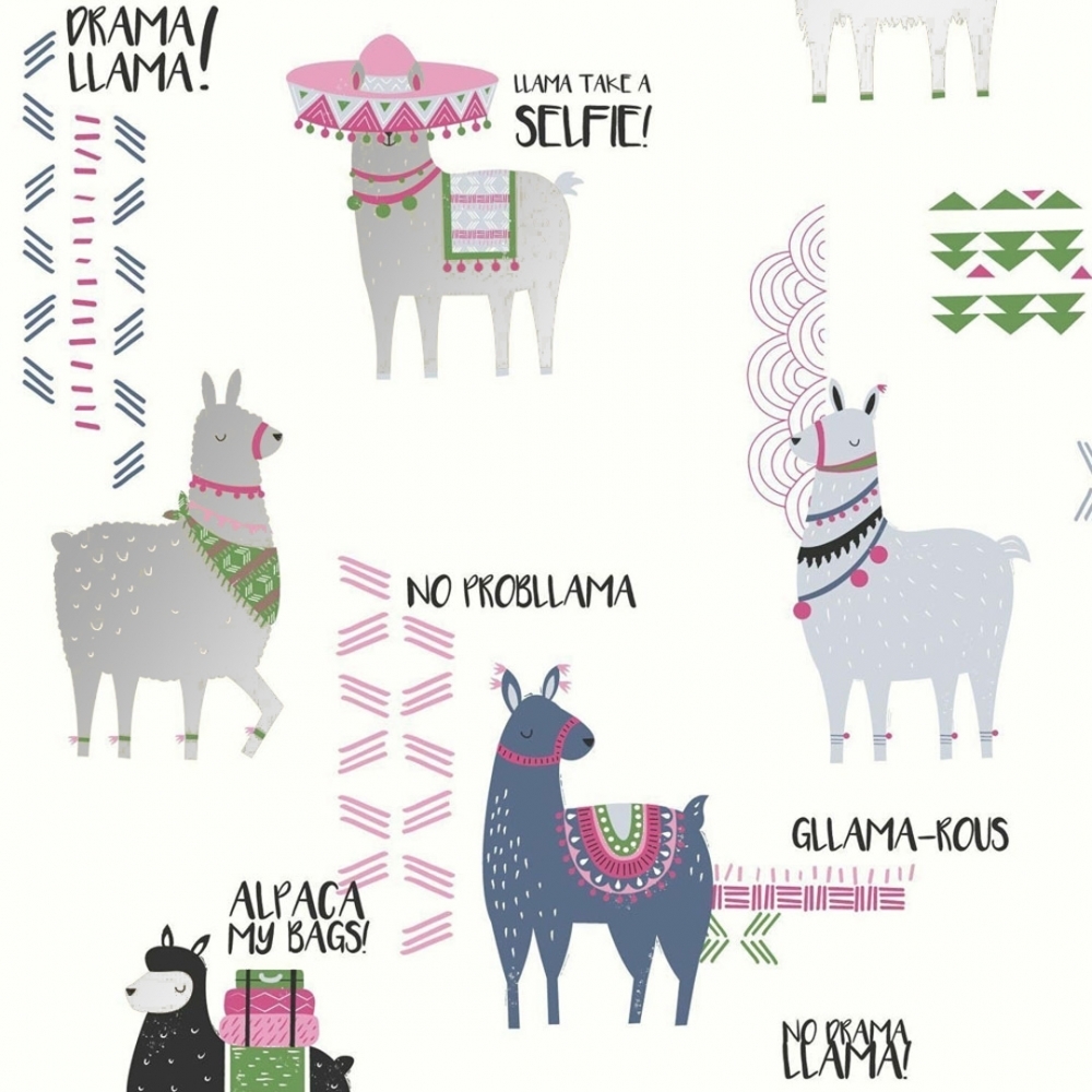 Llama Wallpaper For Walls - HD Wallpaper 