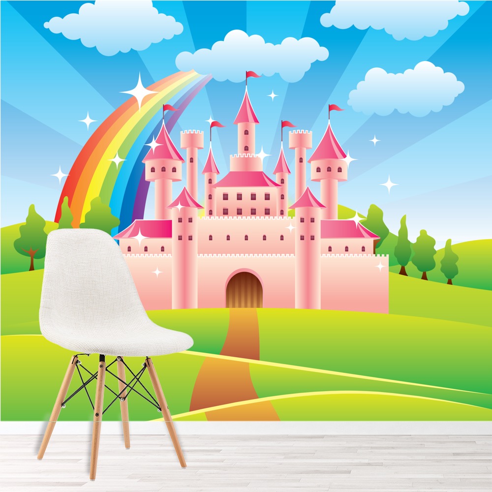 Cartoon Castle - HD Wallpaper 