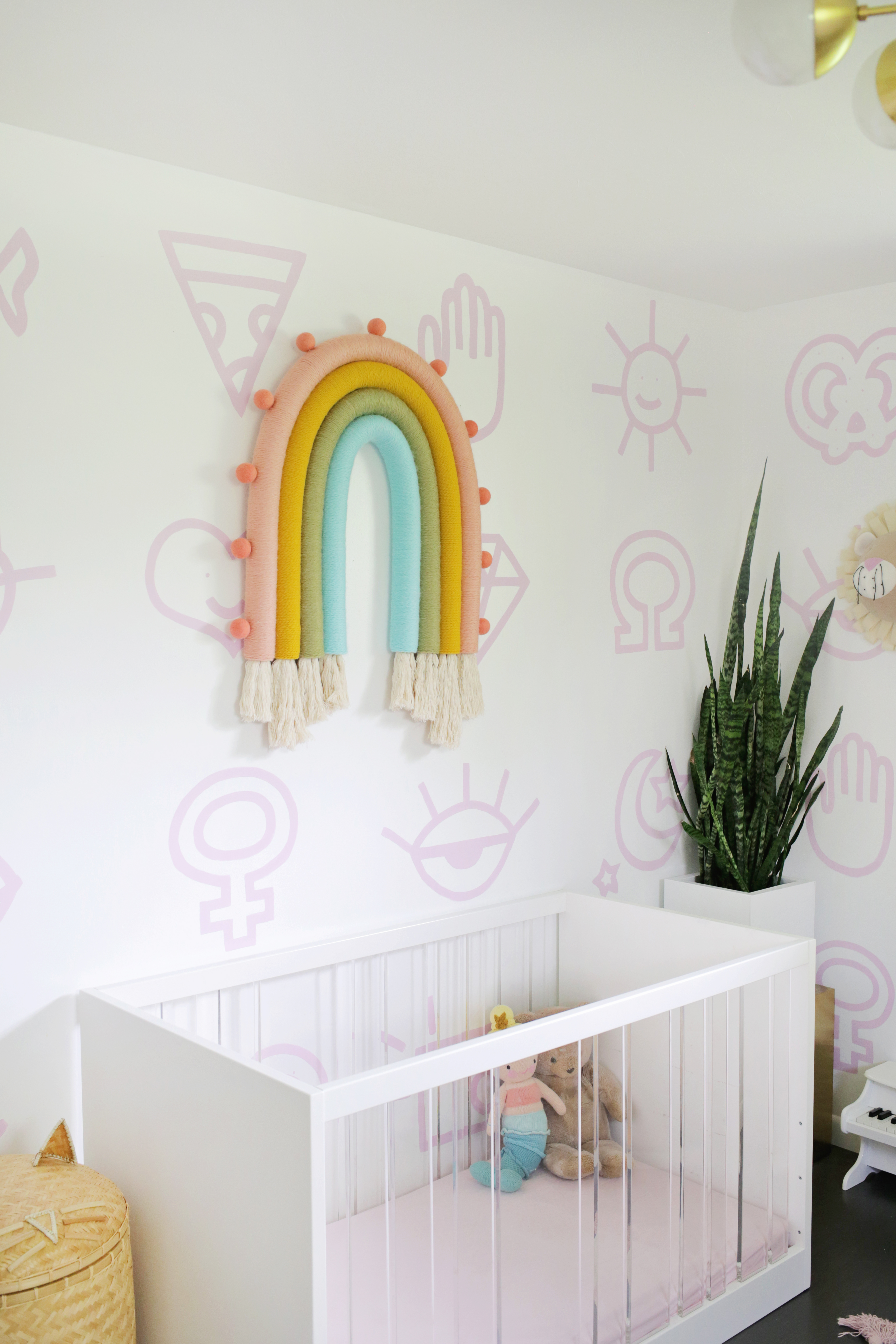 Diy Rainbow Wall Hanging - HD Wallpaper 