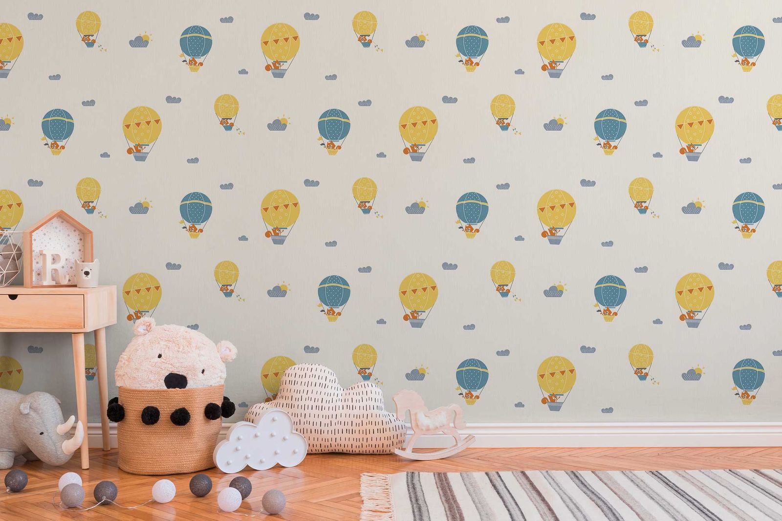 Room Background Bear Baby - HD Wallpaper 
