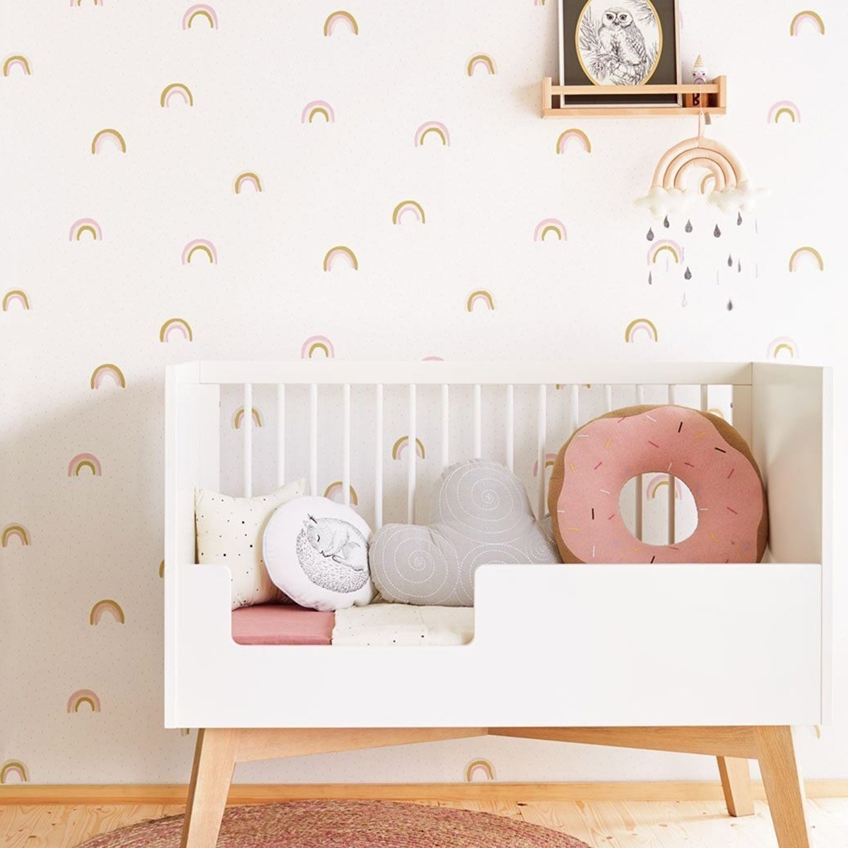 Rainbow Wallpaper Eijffinger Multi 399010 Eijffinger - Regenboog Behang Eijffinger - HD Wallpaper 