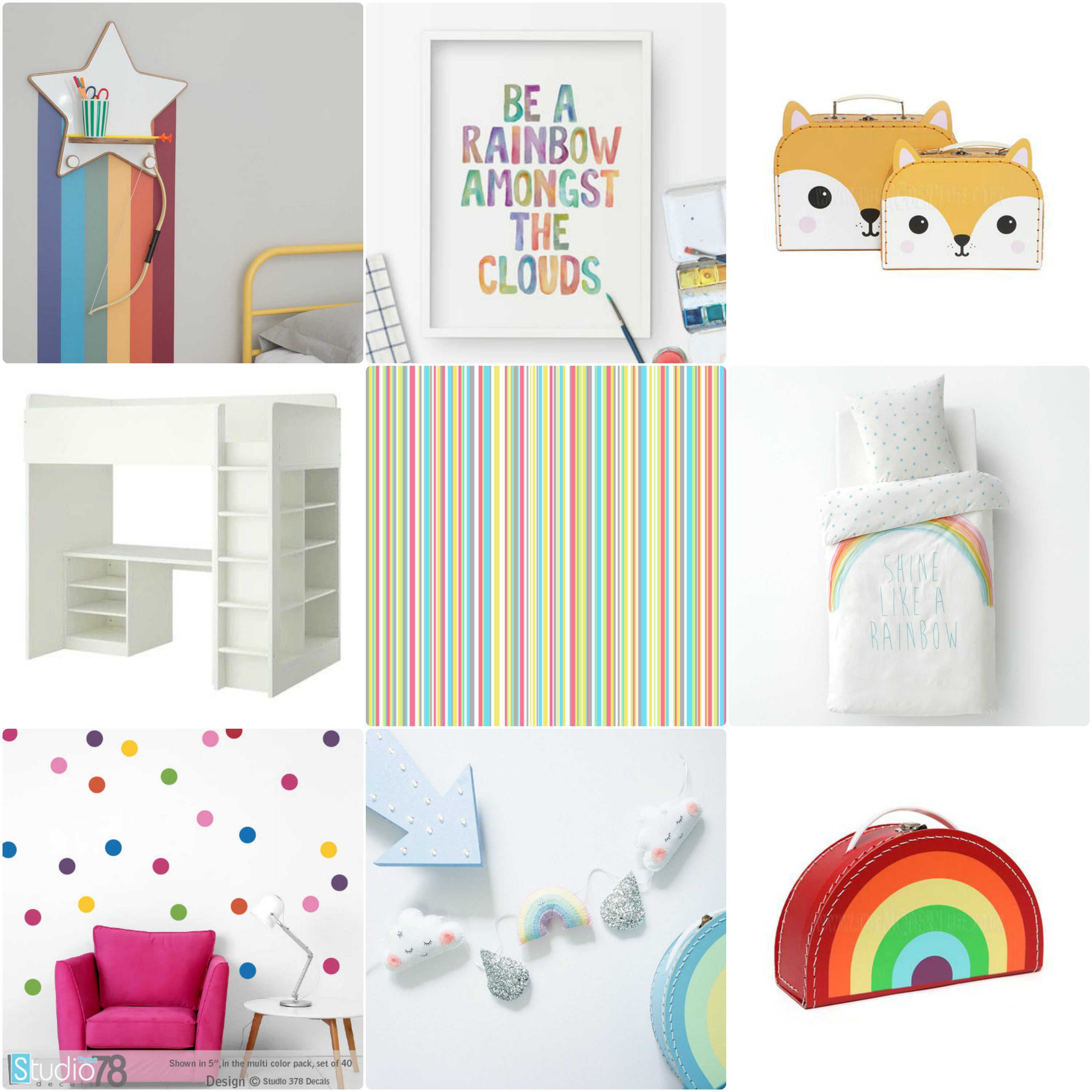Rainbow Wallpaper For Bedroom - HD Wallpaper 