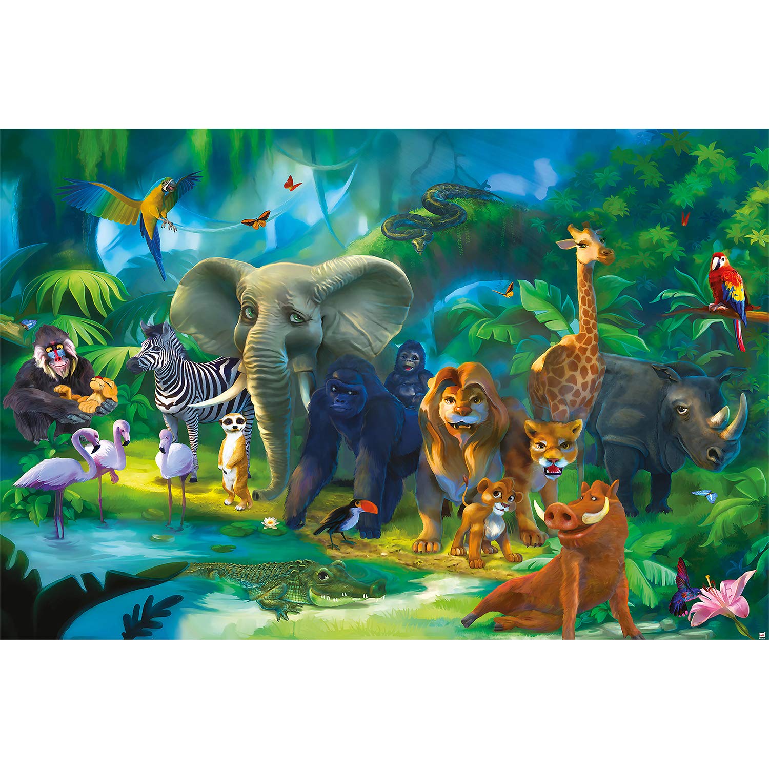 Animal Wall Murals - HD Wallpaper 