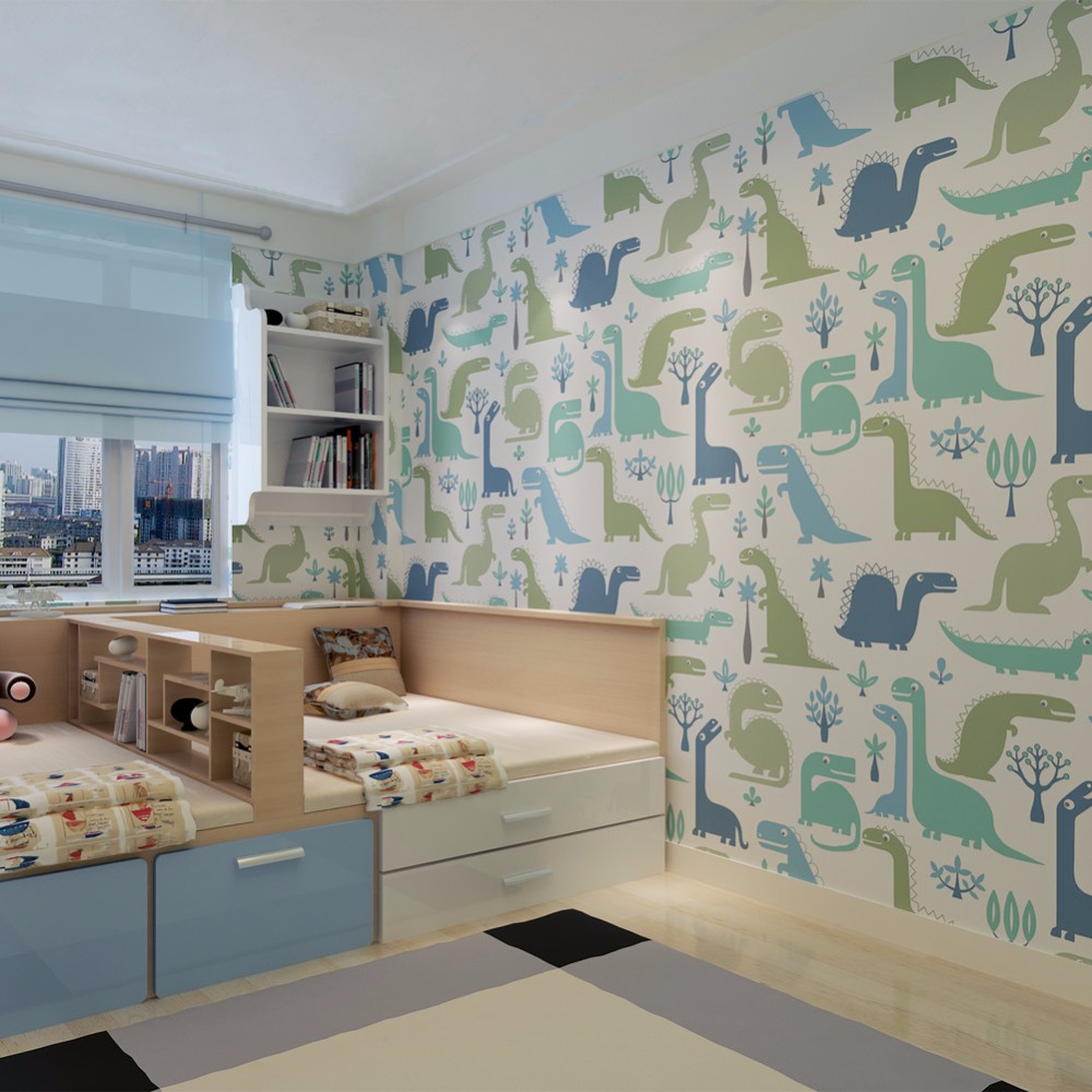 How To Choose A Wallpaper - Dinosaur Wallpaper Bedroom - HD Wallpaper 