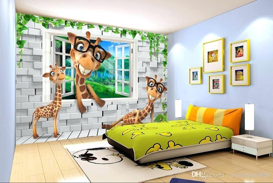Kids Room Wall Paper Custom Wallpaper Animals Kids - 3d Wall Paper For Kids - HD Wallpaper 