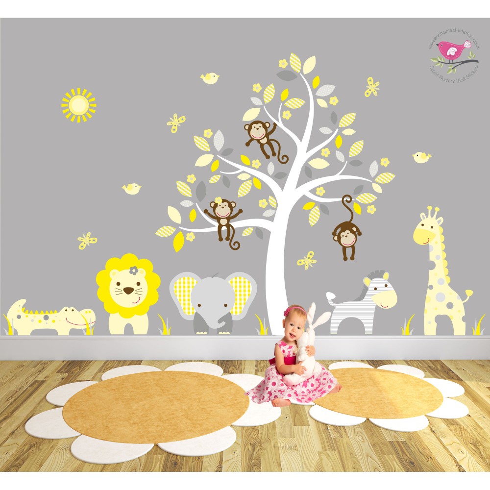 Safari Nursery Wall Decal Uk 1000x1000 Wallpaper teahub.io