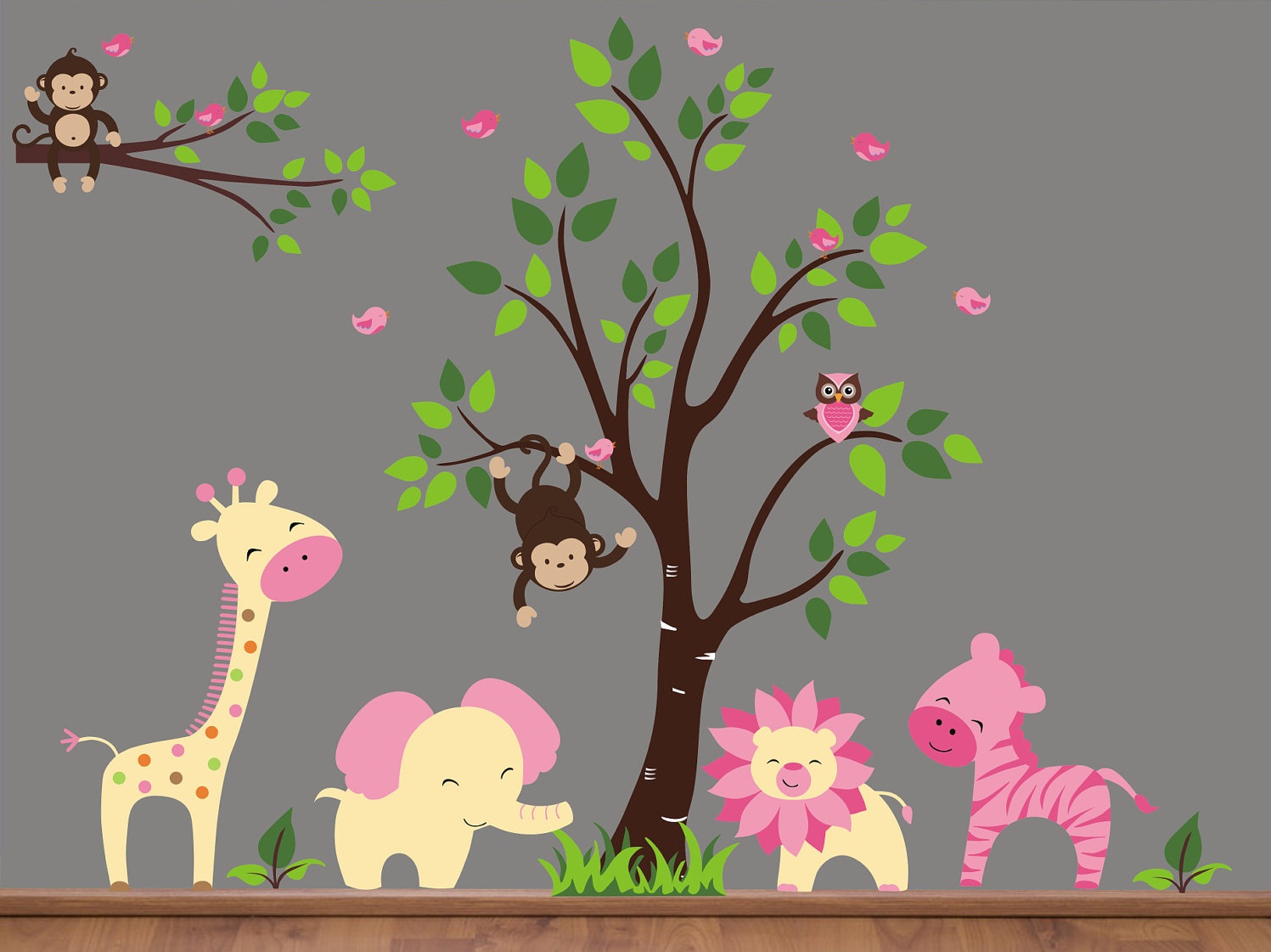 Kids Jungle Wallpaper - HD Wallpaper 