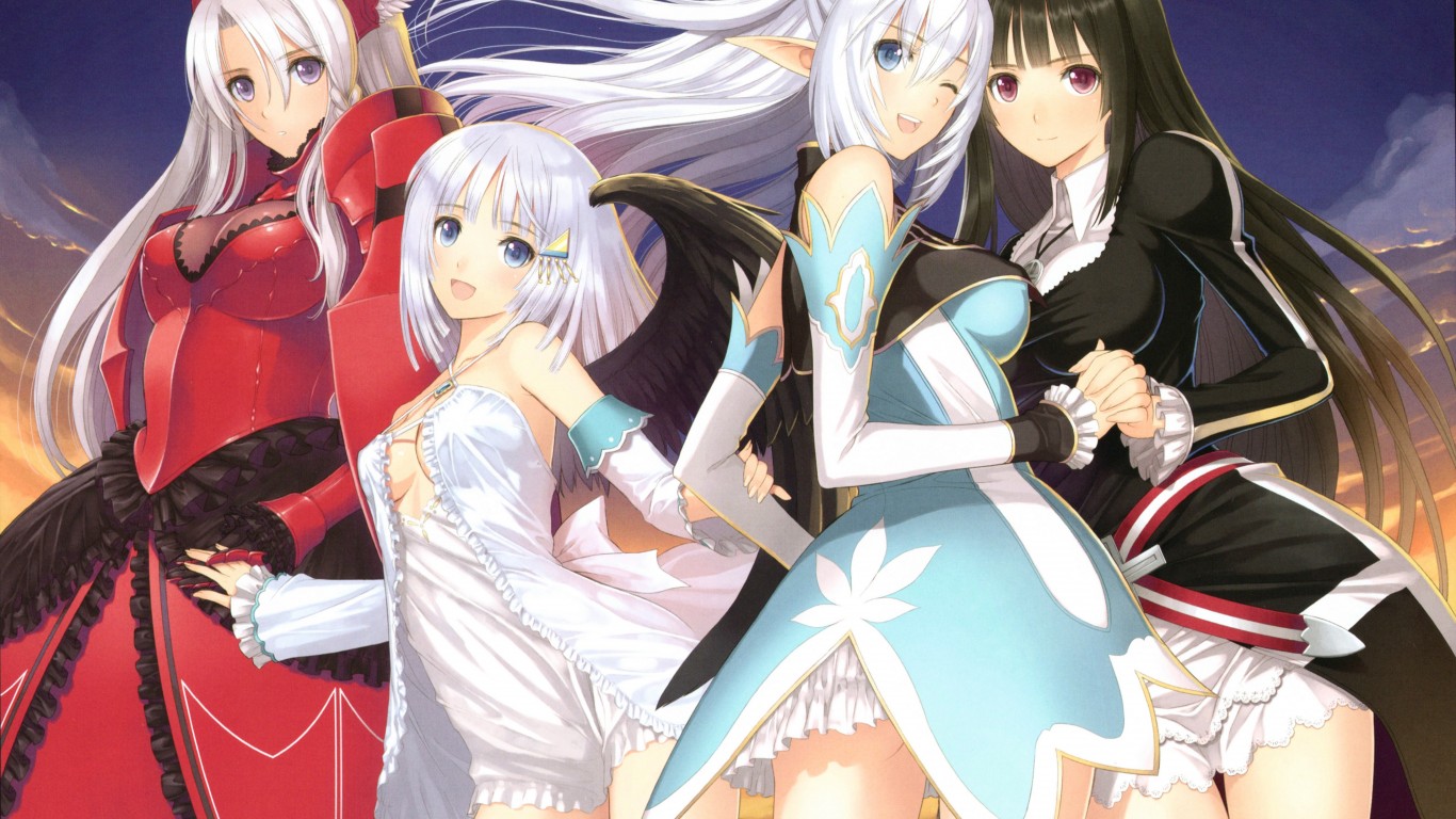 Four Girls - Tony Taka Shining Series - HD Wallpaper 