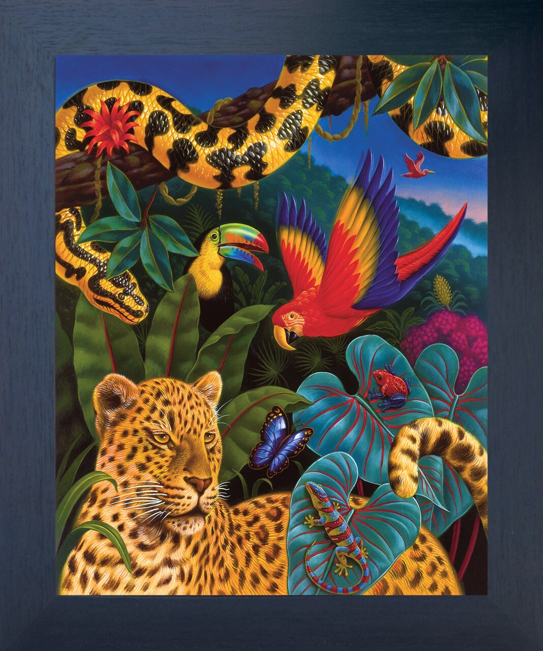 Wildlife Poster Painting - HD Wallpaper 