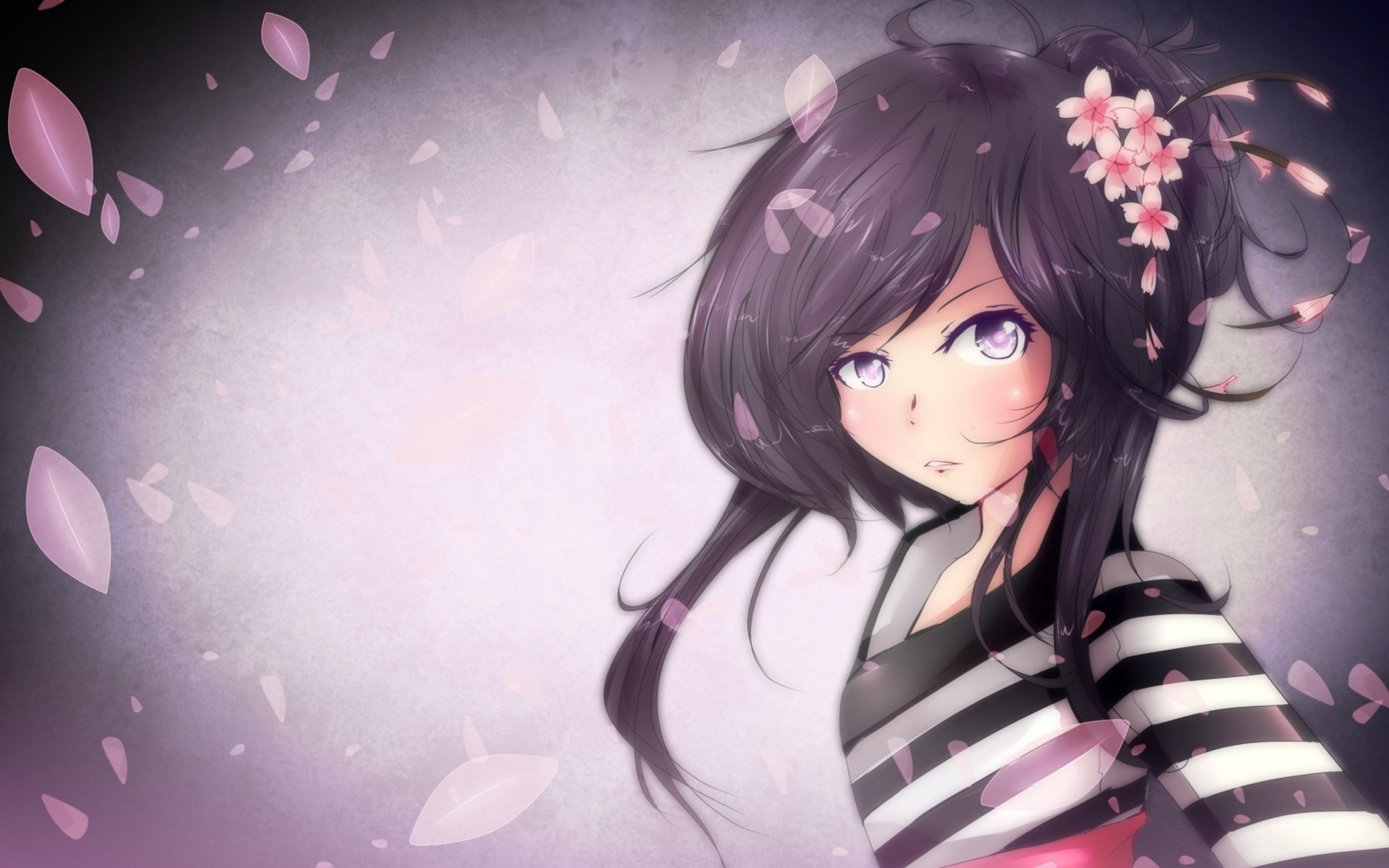 Purple Anime Wallpaper 1080p - HD Wallpaper 