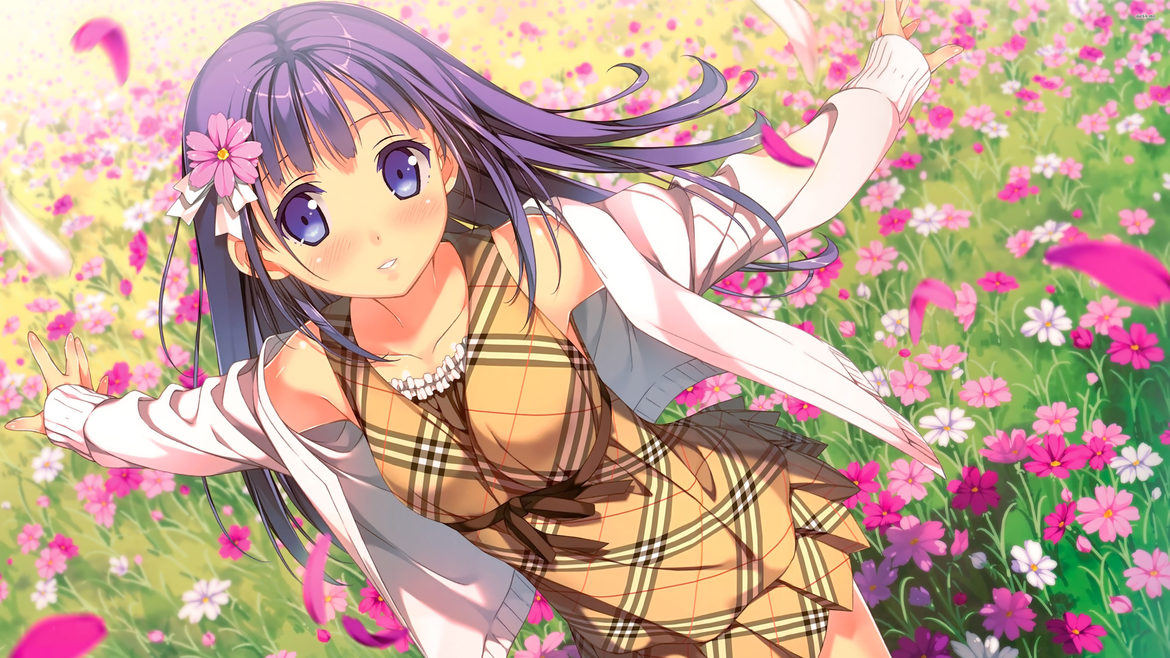 Anime Wonderful Girl - HD Wallpaper 