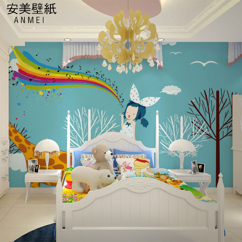 Blue Wallpaper For Girls Bedroom - HD Wallpaper 