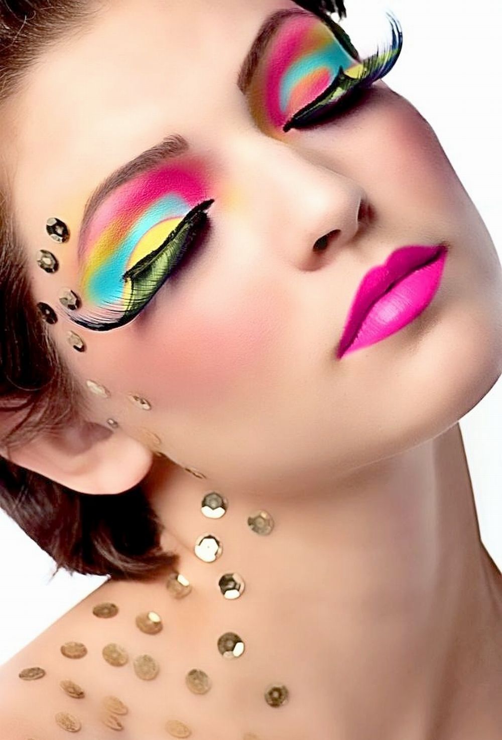 Beautiful Model Eye Makeup - HD Wallpaper 