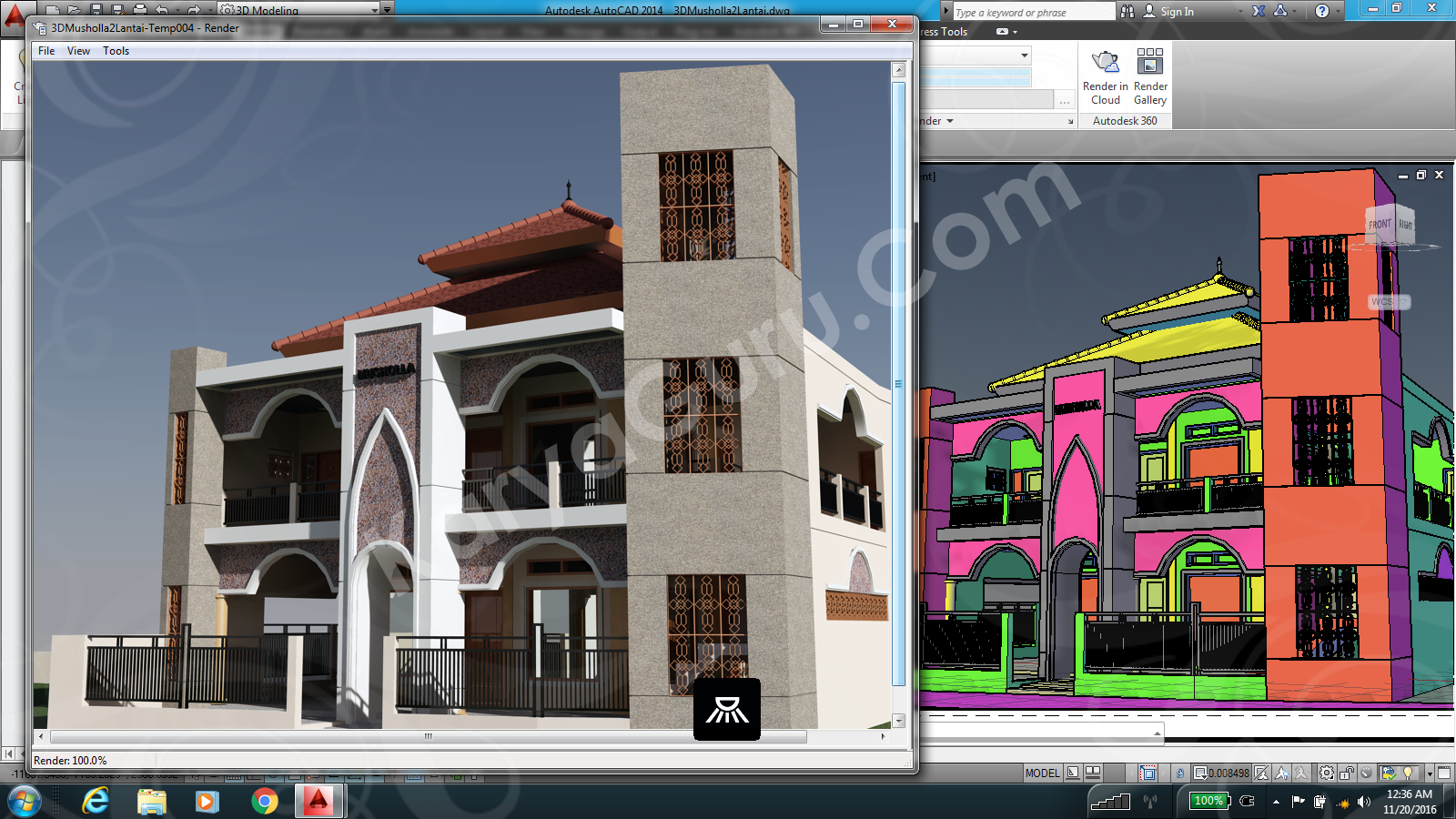 Hasil Autocad - HD Wallpaper 