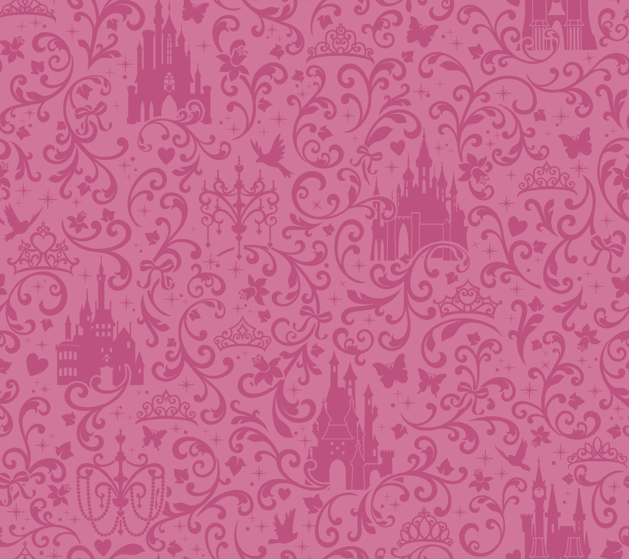 Pink Disney Princess Castle - HD Wallpaper 