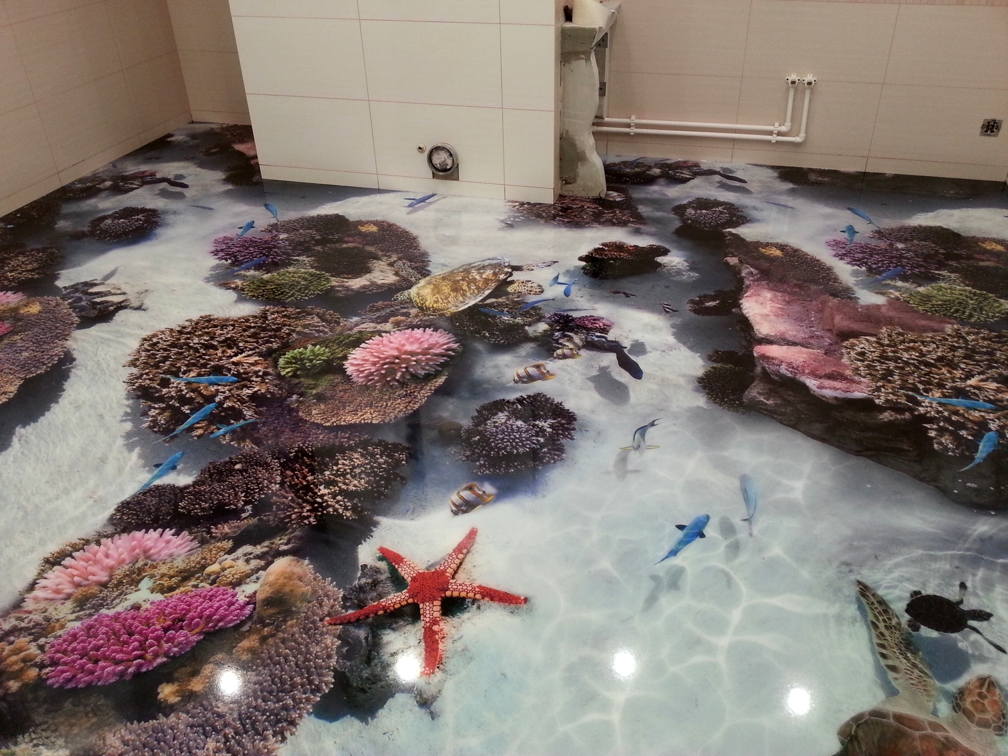 Ocean Epoxy Floor - HD Wallpaper 