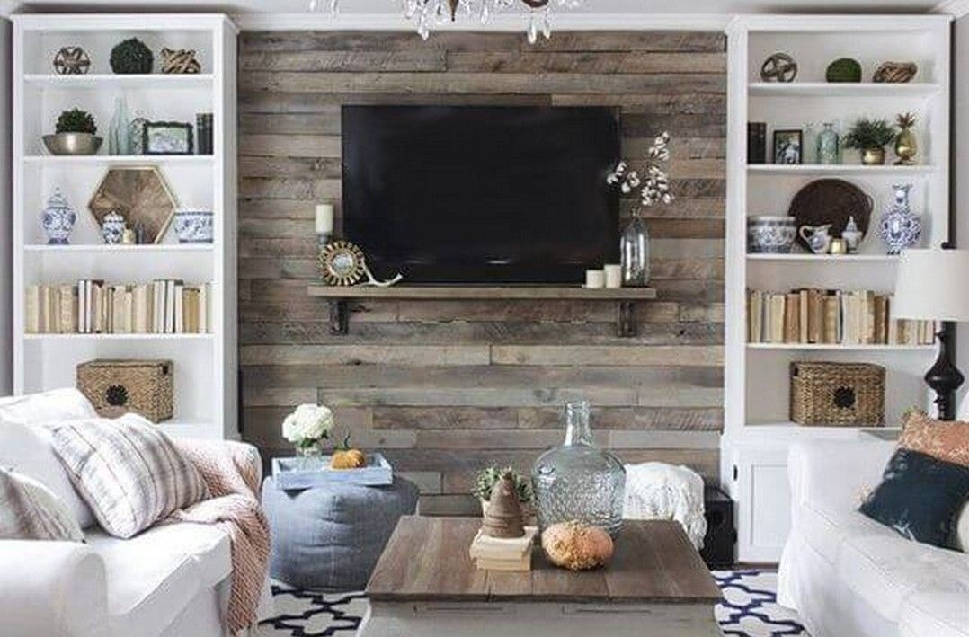 Wood Pallet Accent Wall - HD Wallpaper 