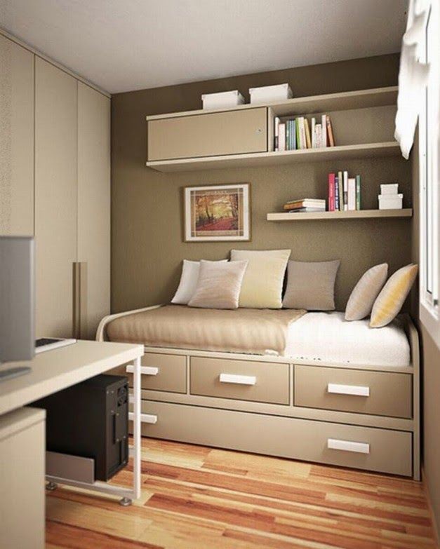Inovasi Ranjang Minimalis - Smart Ideas For Small Bedrooms - HD Wallpaper 