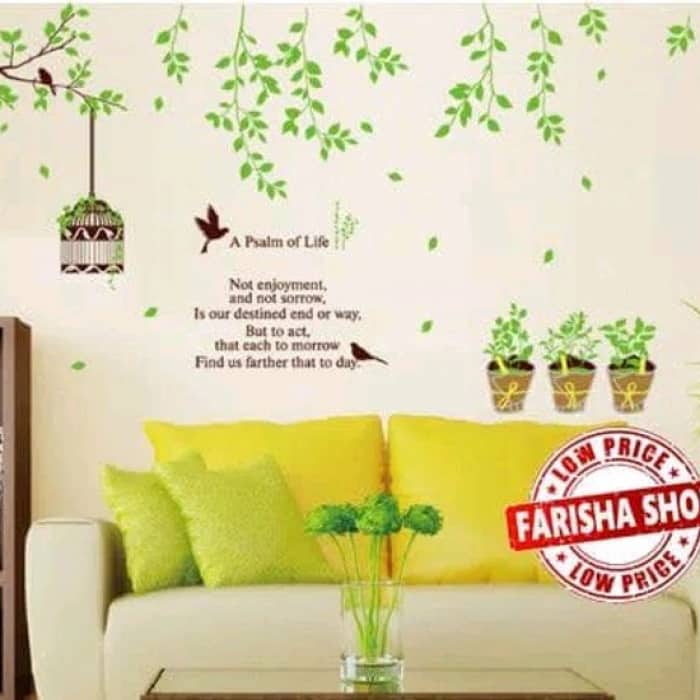 Harga Wallpaper 3d Pemandangan - Wall Stickers For Hall - HD Wallpaper 