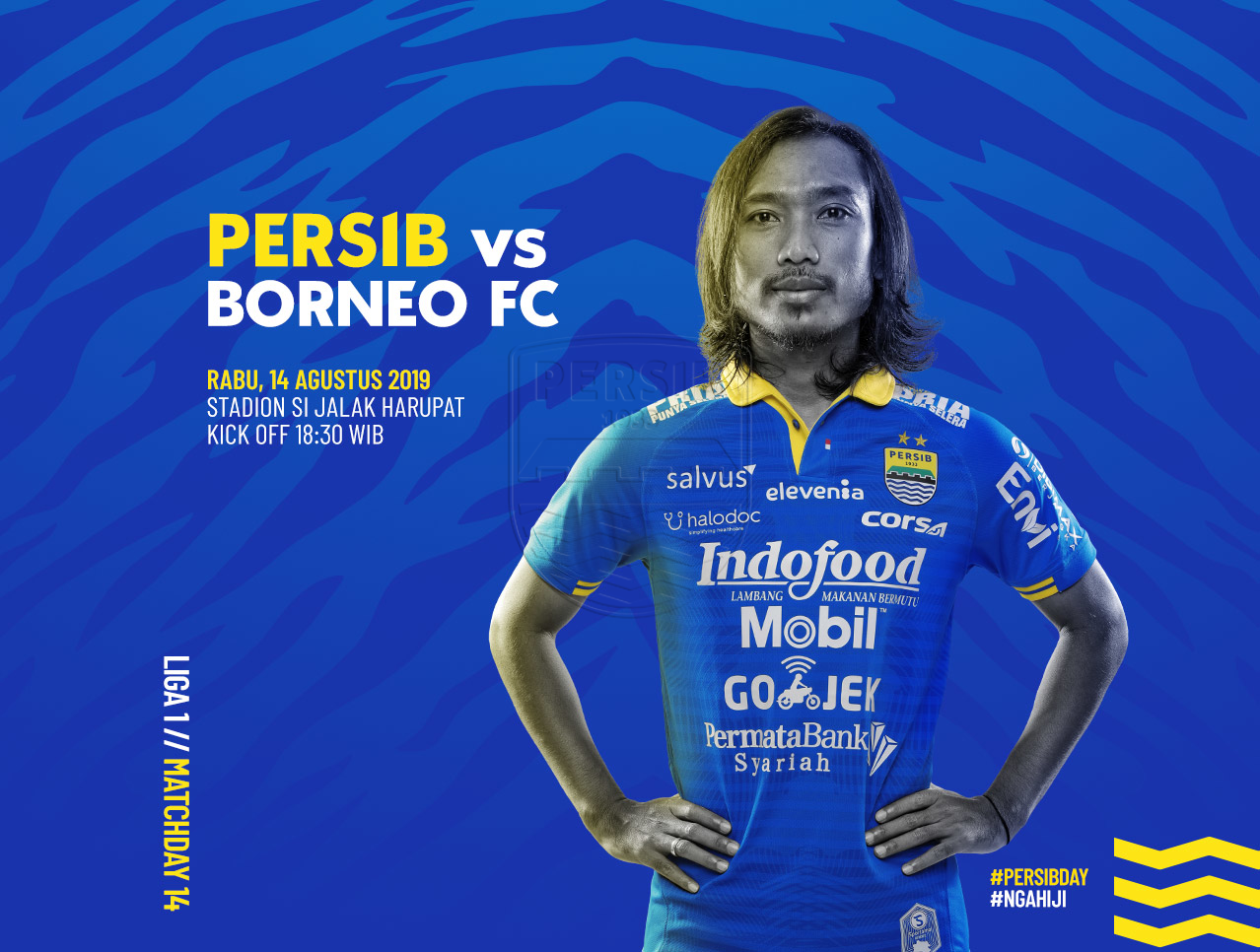 Web Banner Flyer Vs Borneo Fc - Persib Bandung - HD Wallpaper 