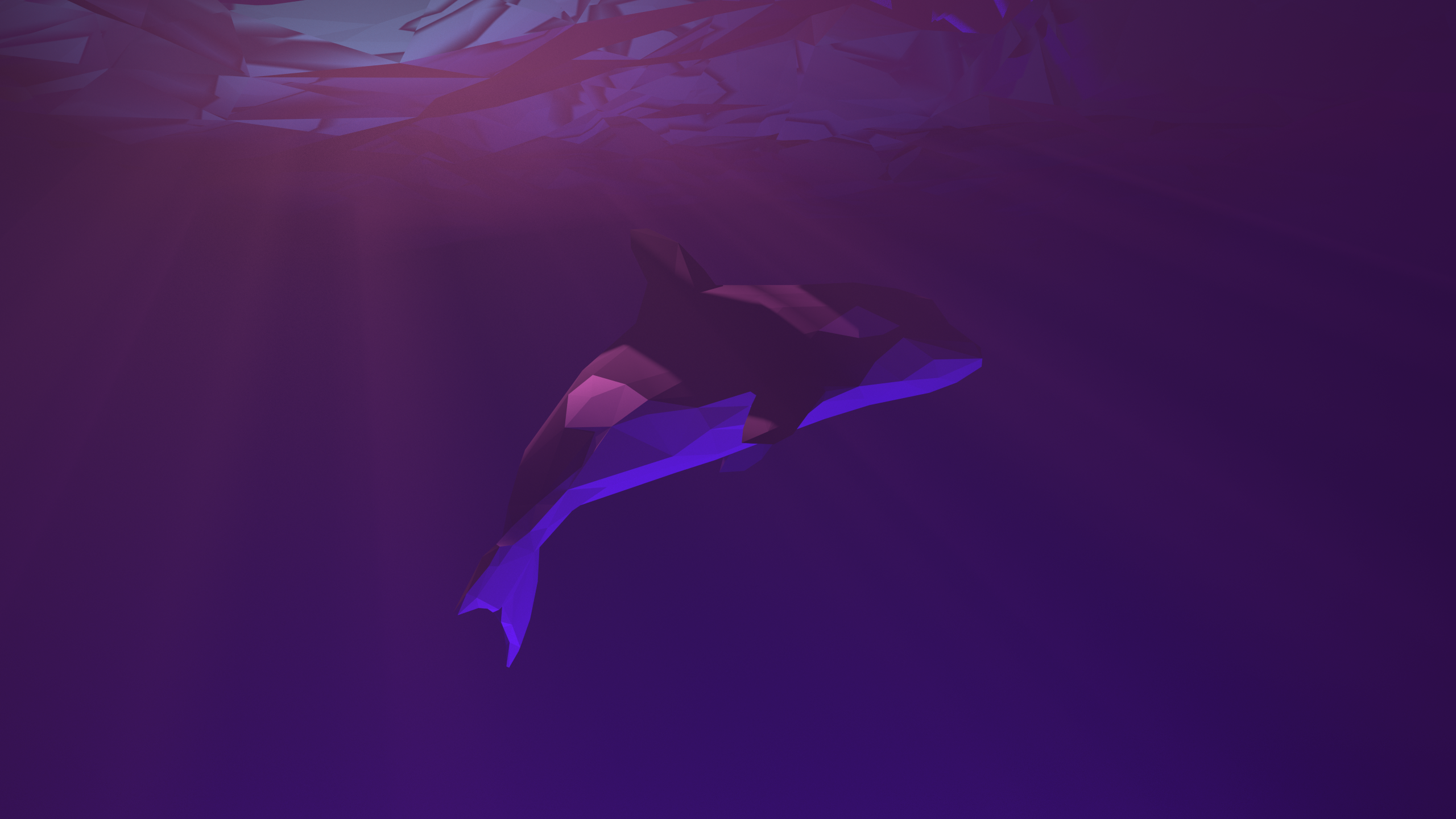 Low Poly Orca - HD Wallpaper 