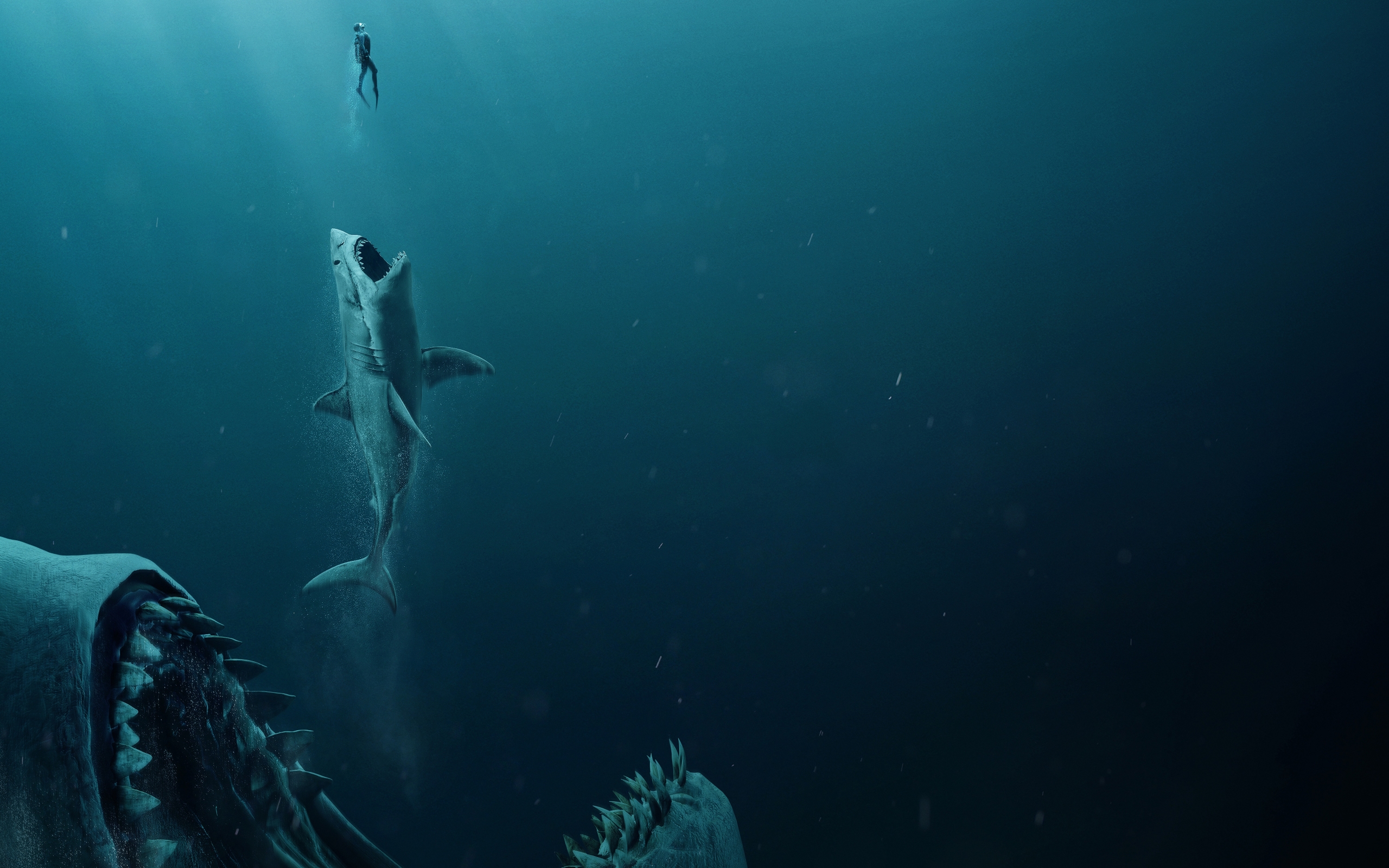 Jaws Has Nothing On The Meg - HD Wallpaper 