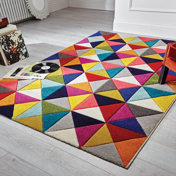 Attractive Colorful Kid Rug Why Will You Have Playroom - Spectrum Rug - HD Wallpaper 