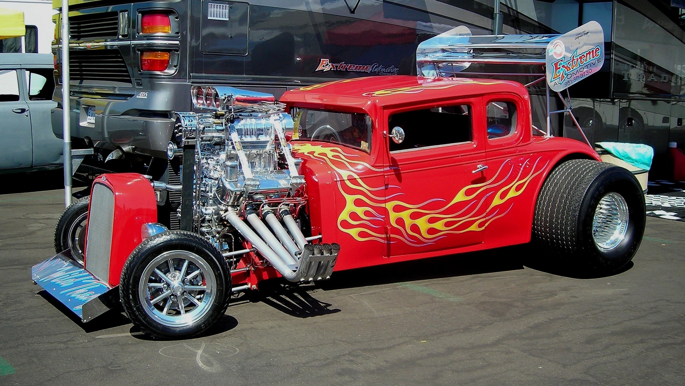 Wallpaper - Hot Rod Old Cars - HD Wallpaper 