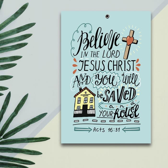 Believe In The Lord Jesus Christ - HD Wallpaper 
