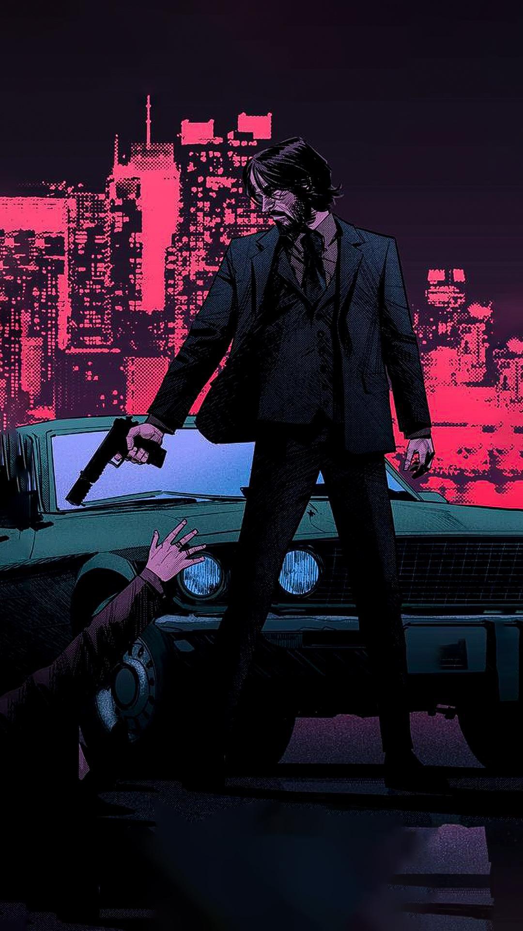 John Wick Wallpaper Art - HD Wallpaper 