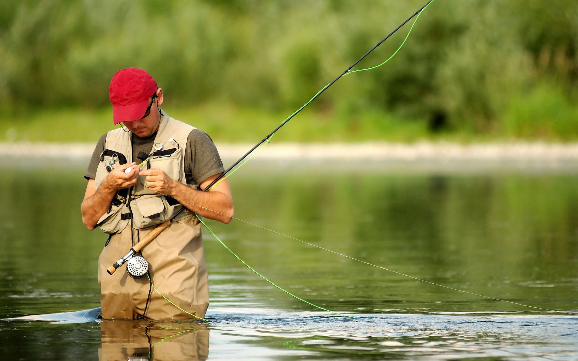 Bass Fishing Wallpaper Hd 
 Data-src - High Resolution Fly Fishing - HD Wallpaper 