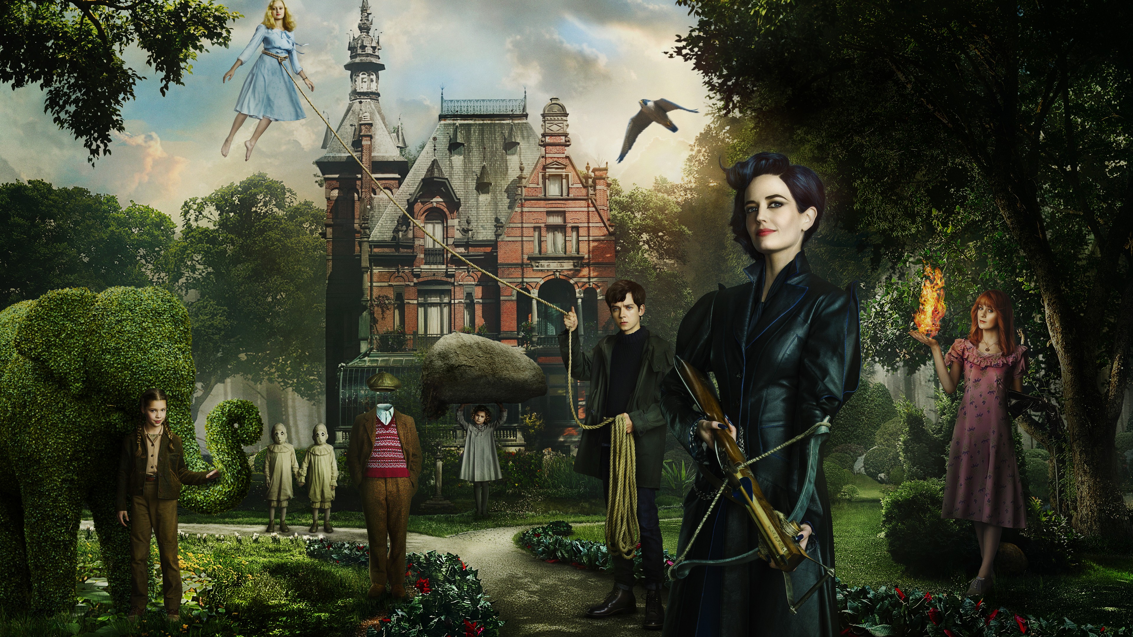 Miss Peregrines Home For Peculiar Children 4k - Miss Peregrine's Home For Peculiar Children - HD Wallpaper 