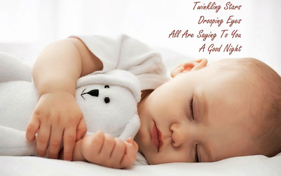 Cute Good Night Baby Image - Good Night Images With Cute Quotes - HD Wallpaper 