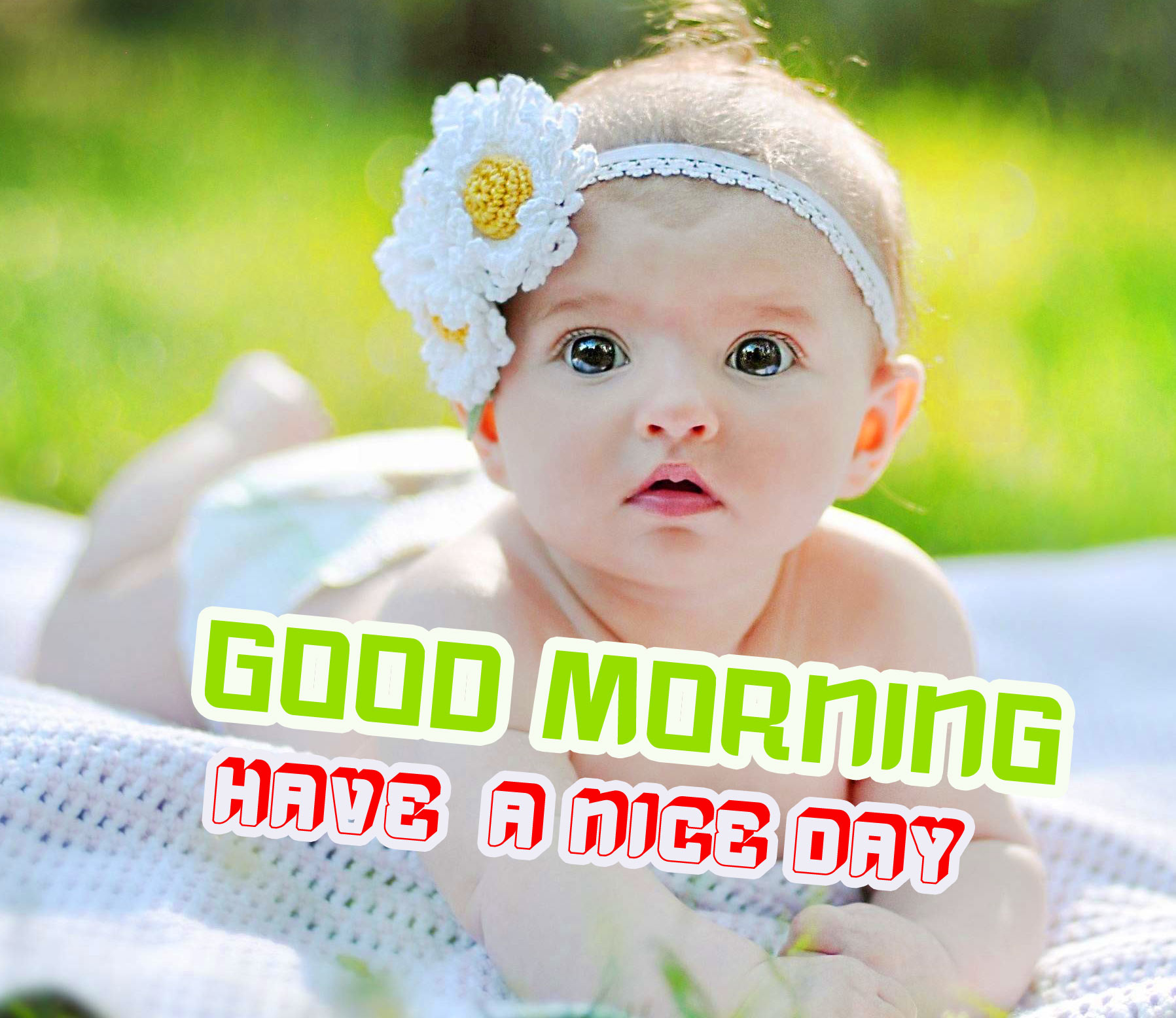 Good Morning Baby Images Wallpaper Download  - Baby - HD Wallpaper 
