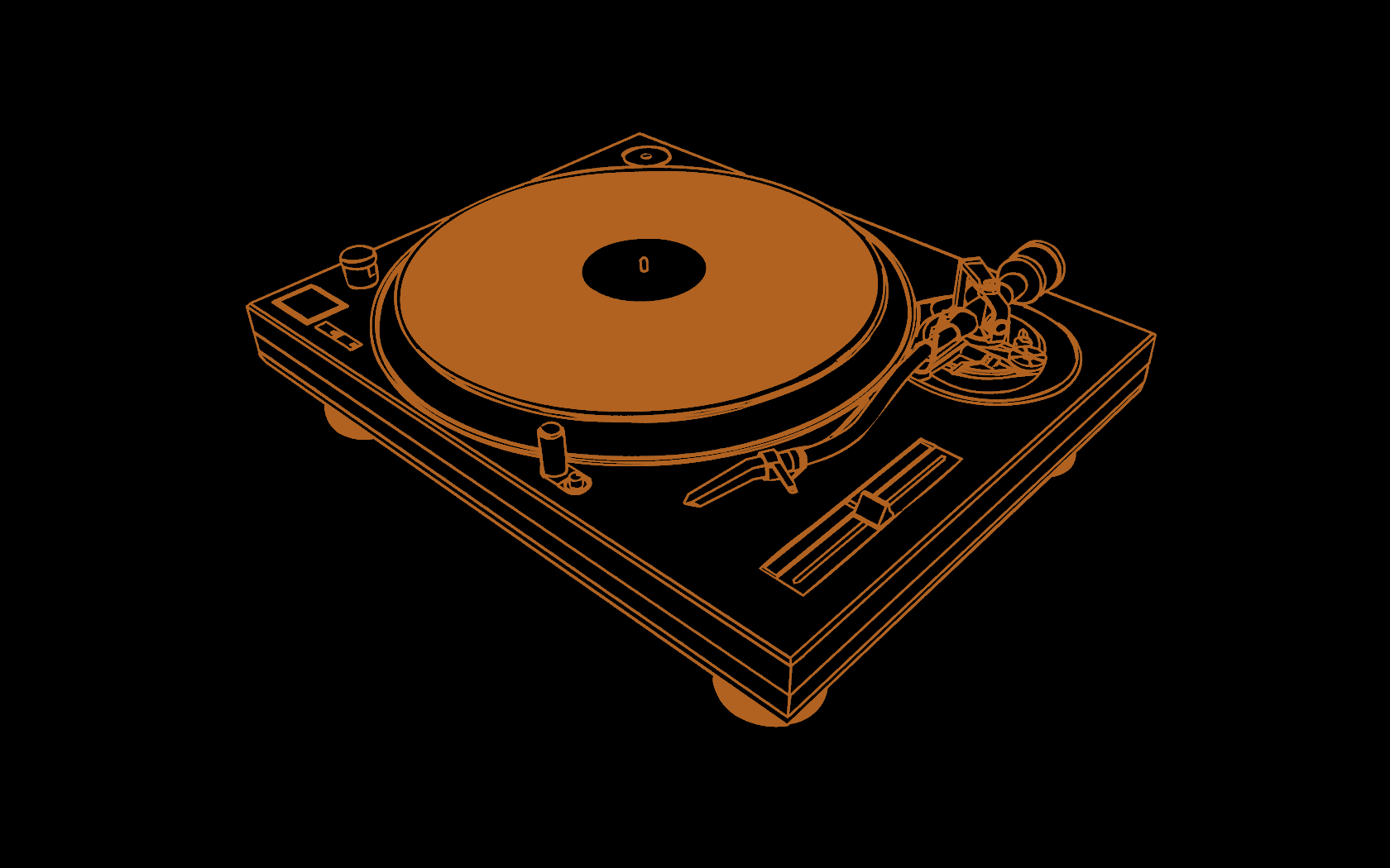 Resolution Pixel - Turntable Art - HD Wallpaper 