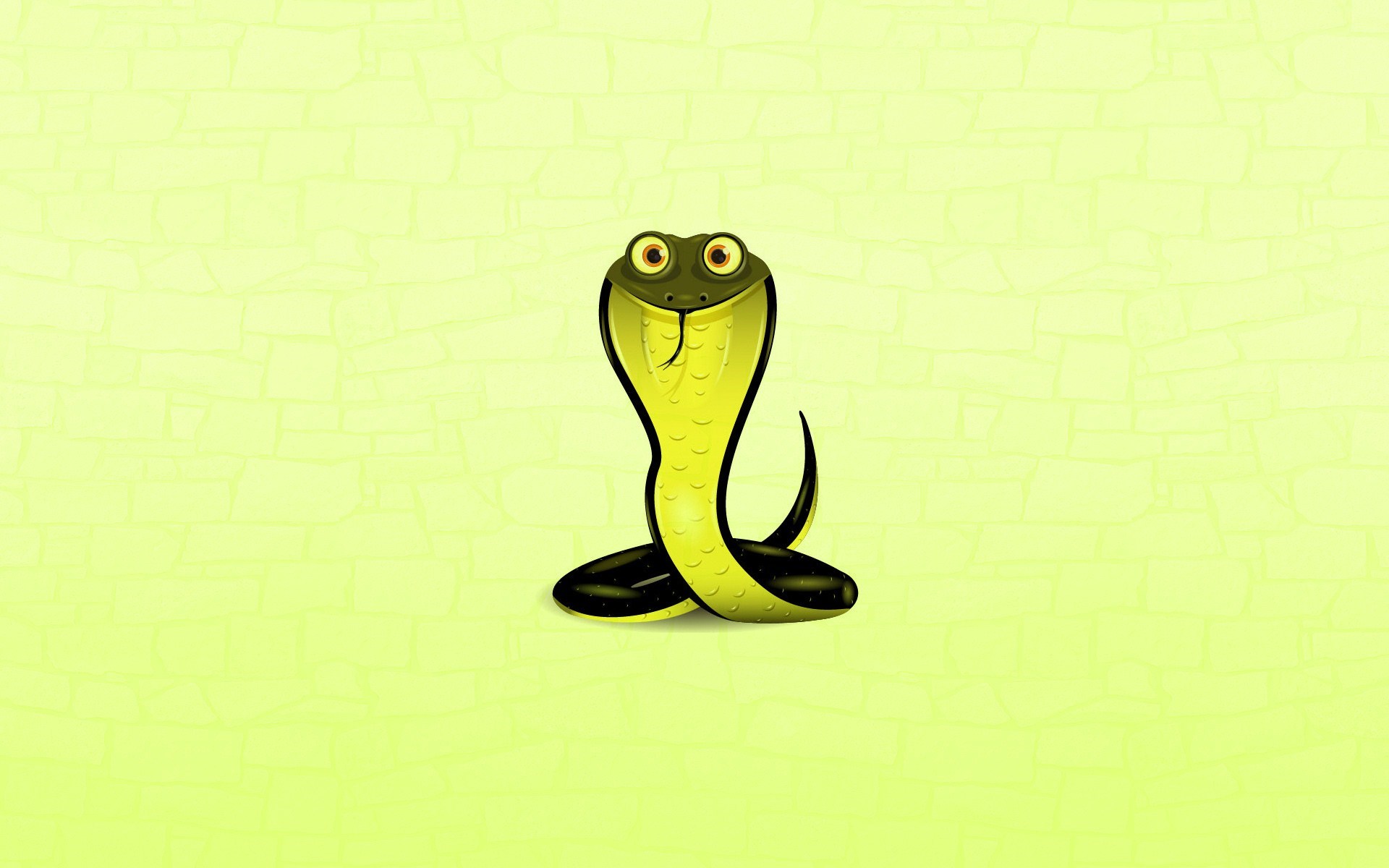 Snake Wallpaper Cartoon - HD Wallpaper 