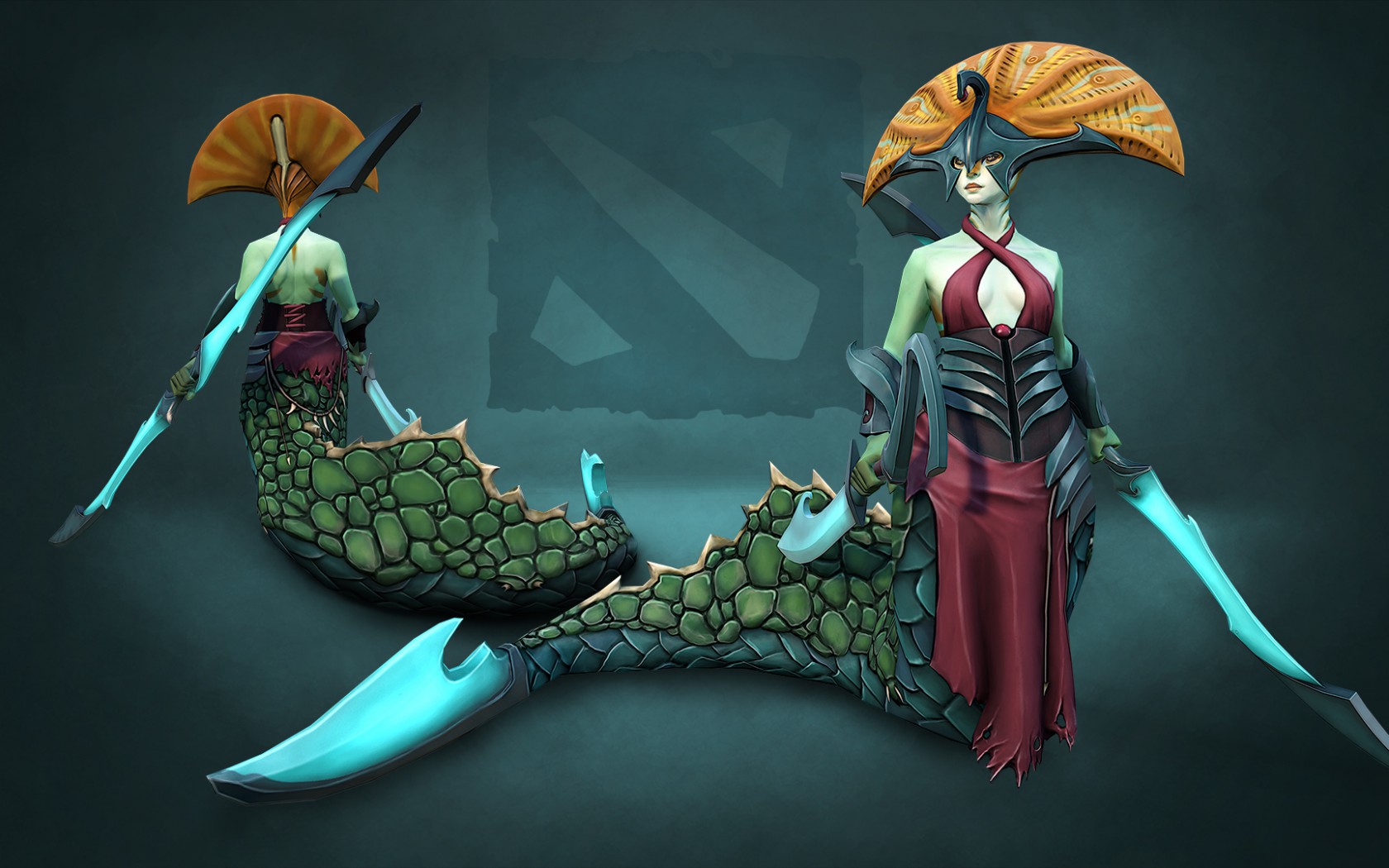Naga Siren Dota - Dota - HD Wallpaper 