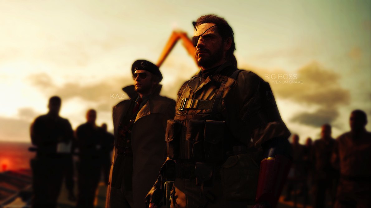 Venom Snake Wallpaper - Big Boss Left Handed - HD Wallpaper 