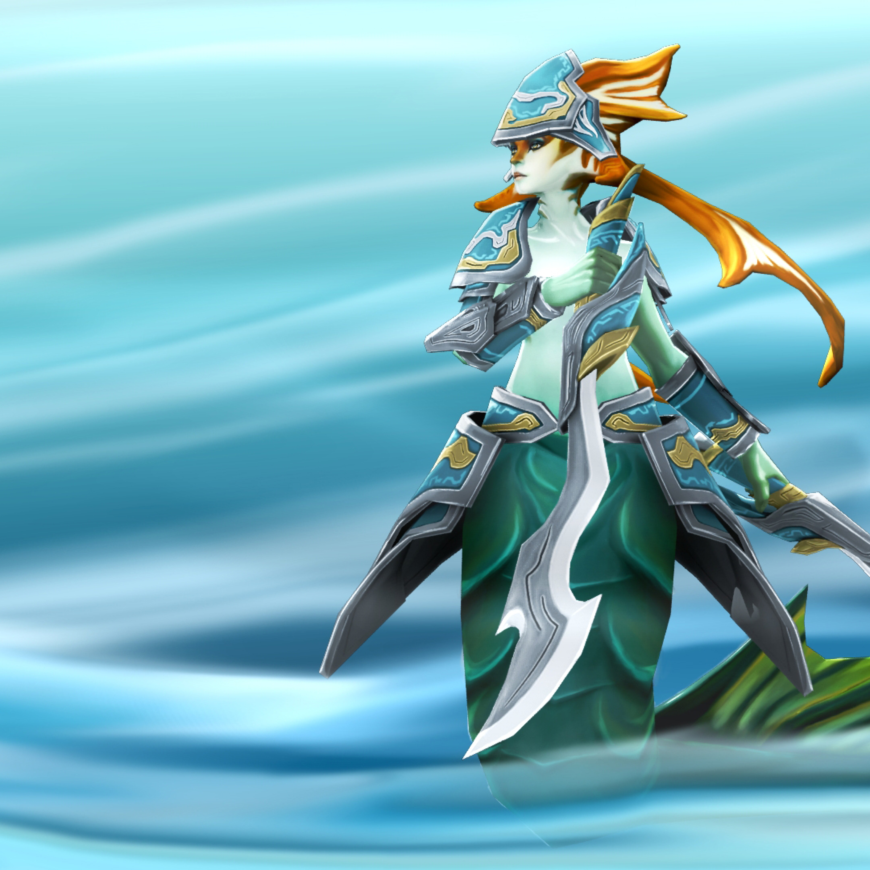 Dota 2 Naga Siren - HD Wallpaper 