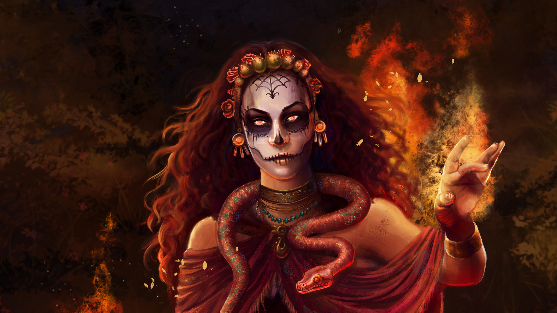 Snake Magic Wallpaper Hd - HD Wallpaper 