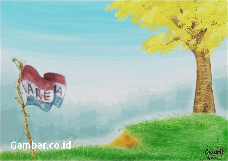 Wallpaper Arema Singo Edan - Stiker Arema Kartun Keren - HD Wallpaper 