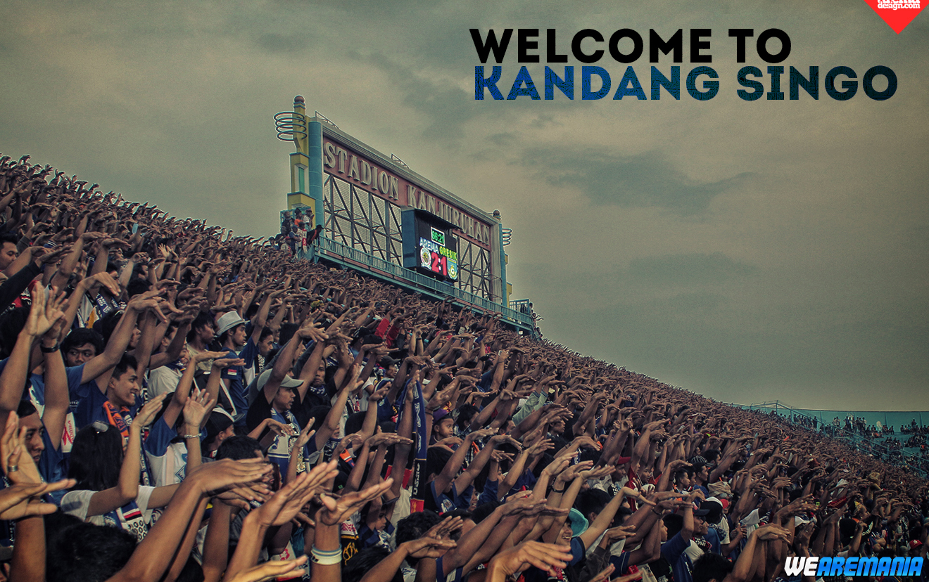 Wallpaper Arema Singo Edan - Welcome To Kandang Singo - HD Wallpaper 