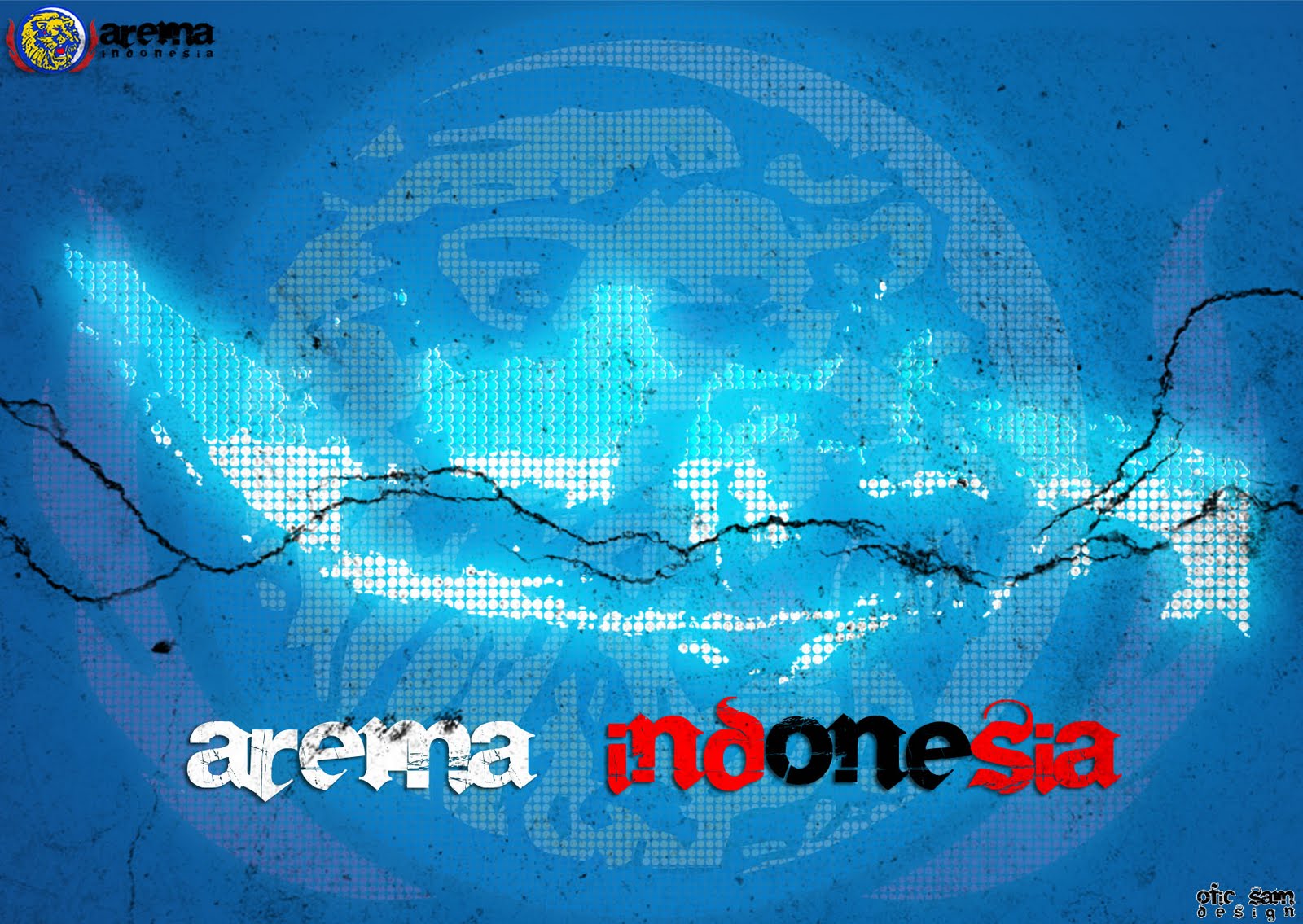 Hd Wallpapers Wallpaper Arema Singo Edan - Arema Indonesia 2011 - HD Wallpaper 
