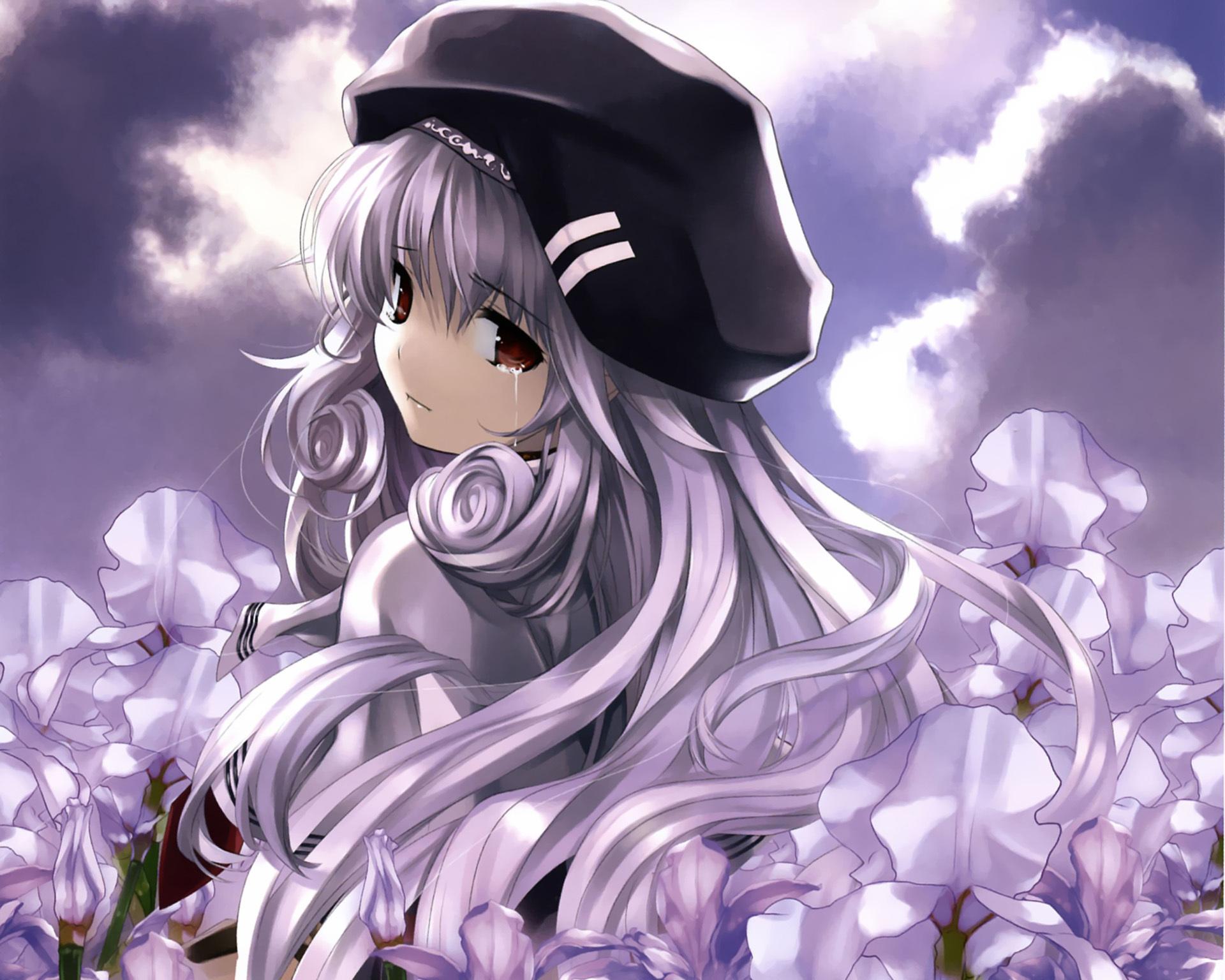 Sad Muslim Girl Wallpaper - Anime Girl Wallpaper Alone - HD Wallpaper 