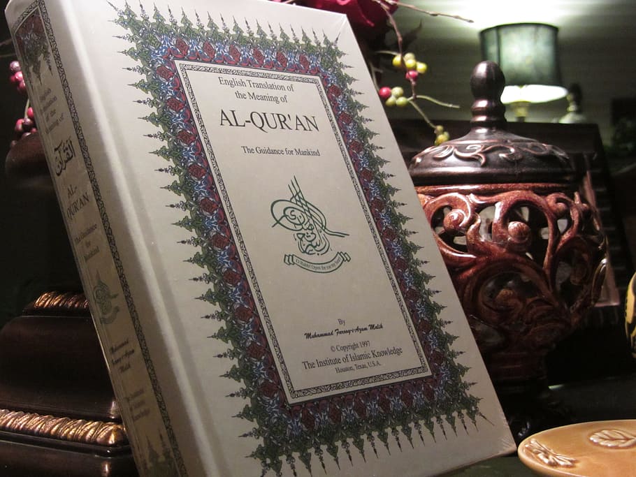 Islam, Quran, Book, Indoors, Close-up, No People, Day, - Quran - HD Wallpaper 