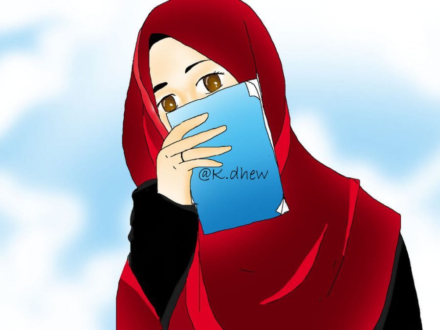 Anime Muslimah - Wanita Muslimah Tanpa Kata Kata - HD Wallpaper 