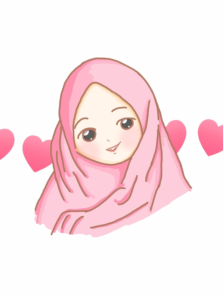 Muslim Muslimgirl Muslimah Drawing Draw Anime Fanart - Girl - HD Wallpaper 