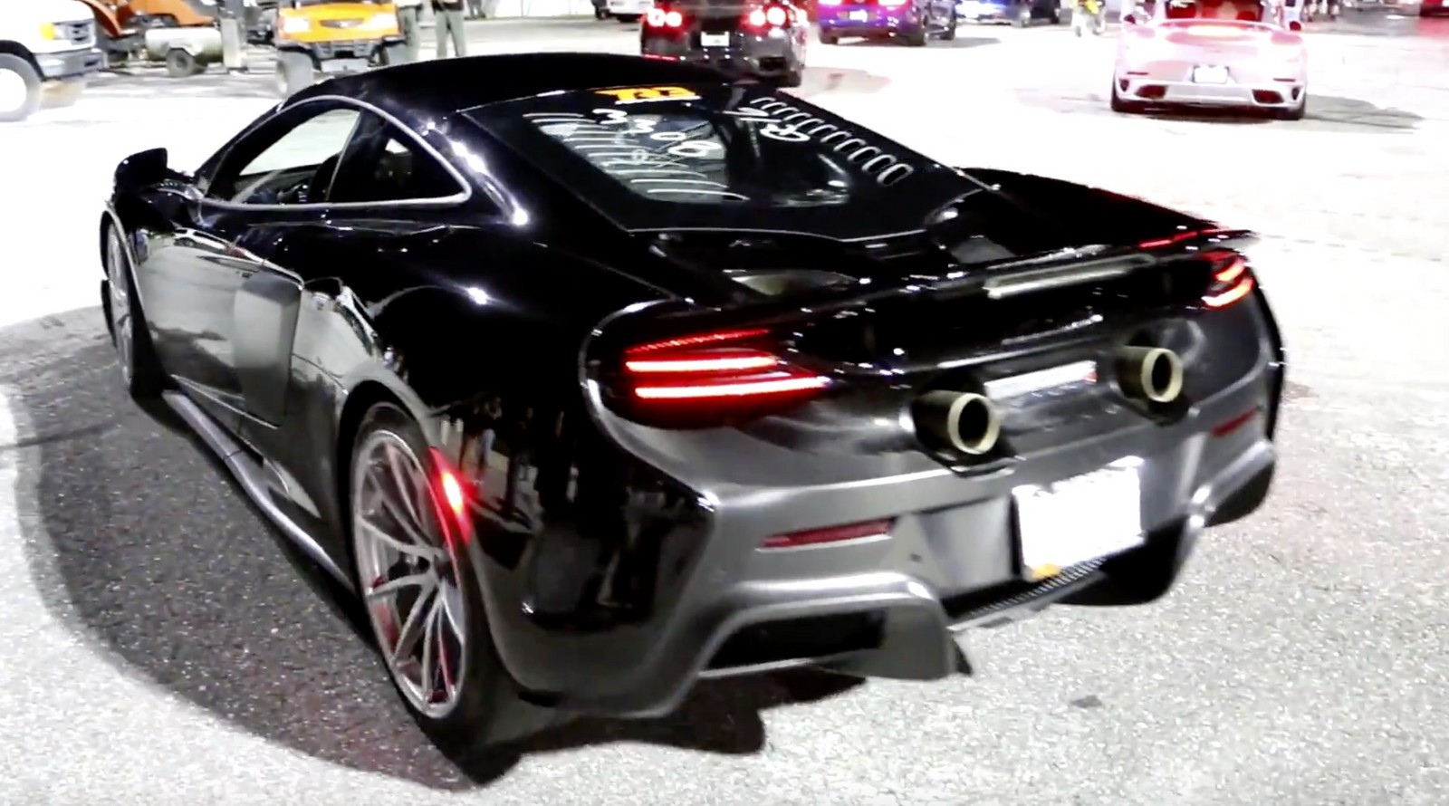 2016 Fire Black Mclaren 675lt Picture Mods Upgrades Fire Black Mclaren 675lt 1600x890 Wallpaper Teahub Io