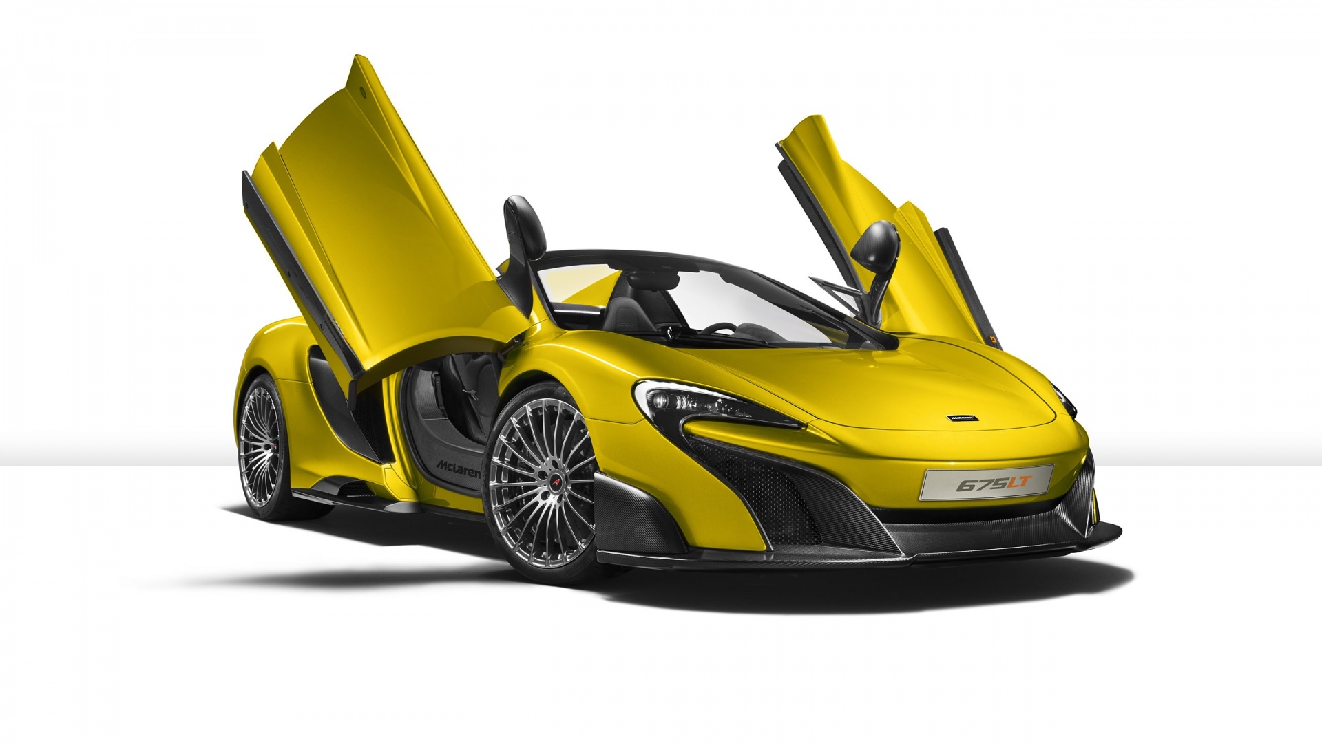 Mclaren 675lt Spider - Mclaren Spider 675lt Blanco - HD Wallpaper 